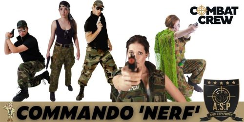 COMMANDO NERF Army and Spy Parties Sydney Commando Childrens Birthday Entertainer