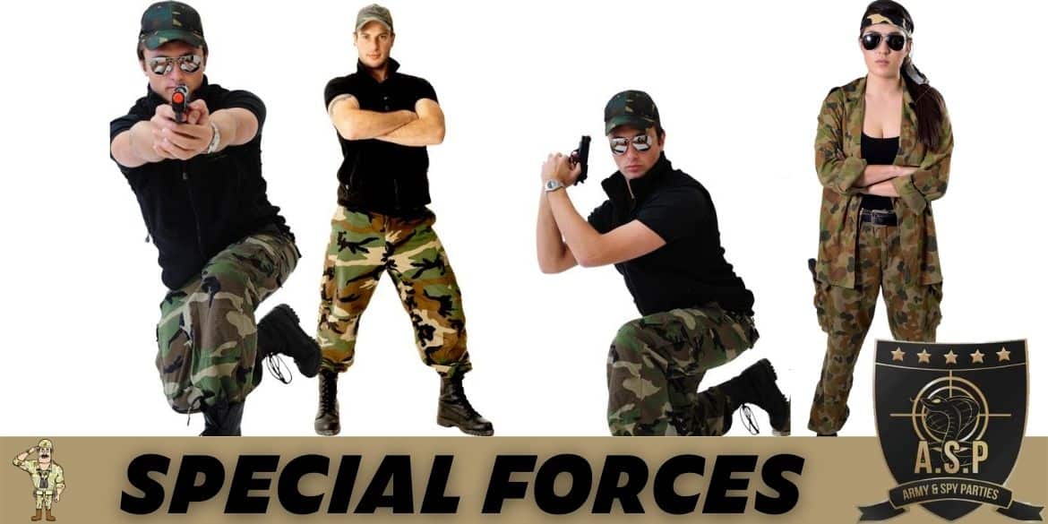 Special Forces Army and Spy Parties Sydney Commando Childrens Birthday Entertainer