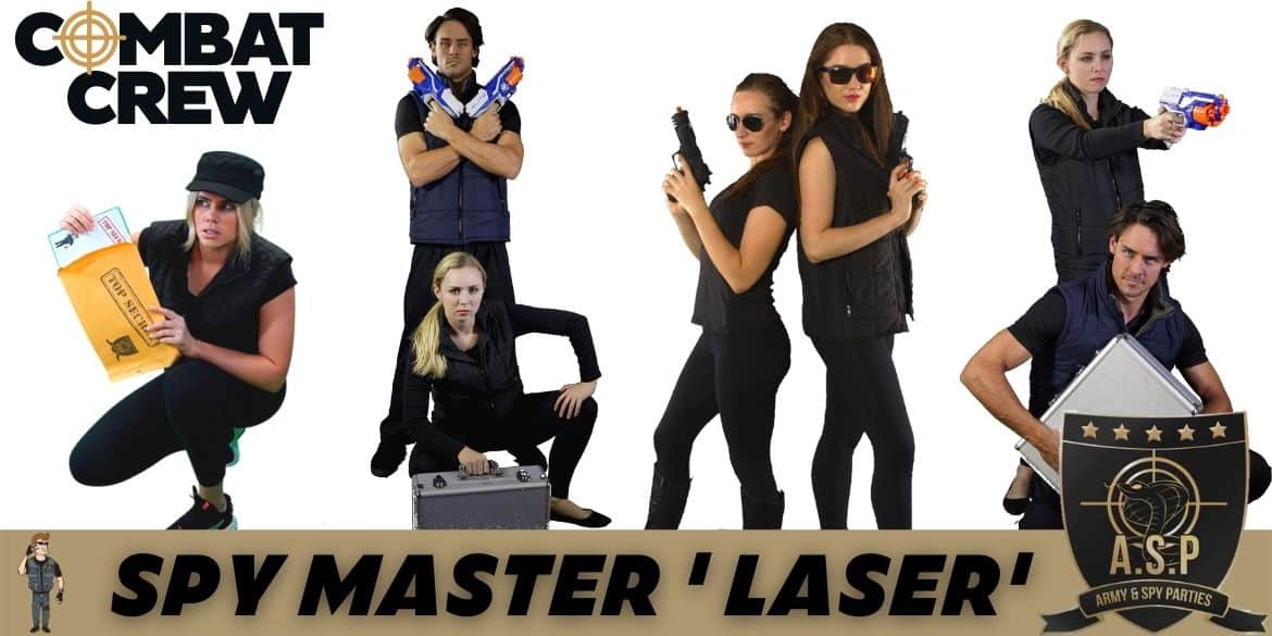 SPY MASTER LASER TAG Army and Spy Parties Sydney Commando Childrens Birthday Entertainer