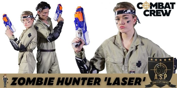 Zombie Hunter LASER TAG Army and Spy Parties Sydney Commando Childrens Birthday Entertainer